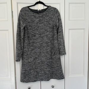 Medium Gap Long Sleeve Swing Dress